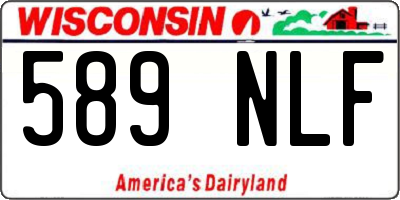 WI license plate 589NLF