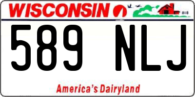 WI license plate 589NLJ