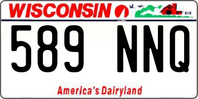 WI license plate 589NNQ