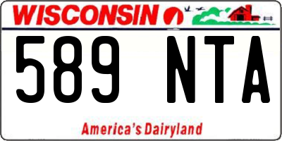 WI license plate 589NTA
