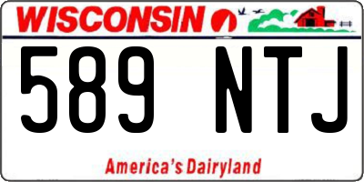 WI license plate 589NTJ