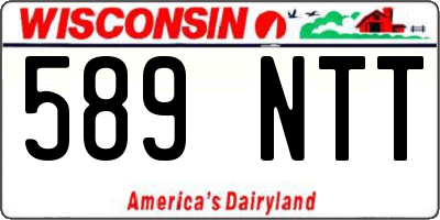 WI license plate 589NTT