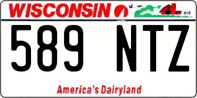 WI license plate 589NTZ