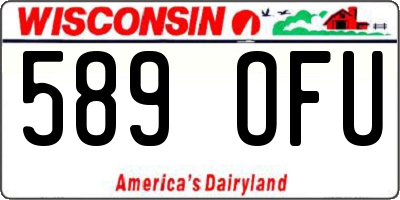 WI license plate 589OFU