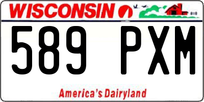 WI license plate 589PXM