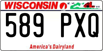 WI license plate 589PXQ