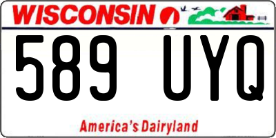 WI license plate 589UYQ