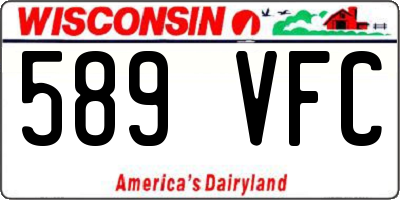 WI license plate 589VFC