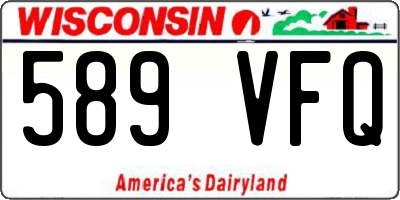 WI license plate 589VFQ