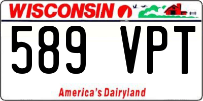 WI license plate 589VPT