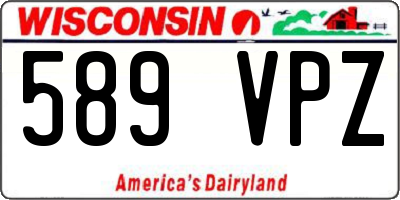 WI license plate 589VPZ