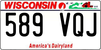 WI license plate 589VQJ