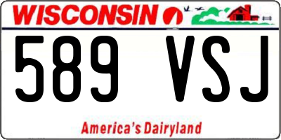 WI license plate 589VSJ
