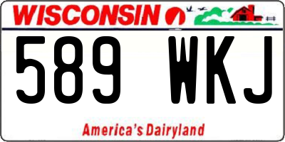 WI license plate 589WKJ