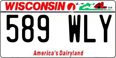WI license plate 589WLY
