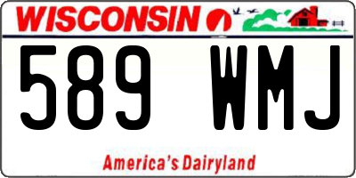 WI license plate 589WMJ