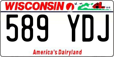 WI license plate 589YDJ