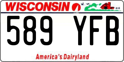 WI license plate 589YFB