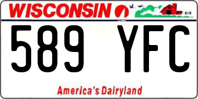 WI license plate 589YFC