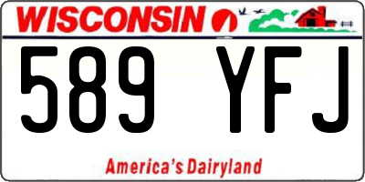 WI license plate 589YFJ