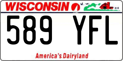 WI license plate 589YFL