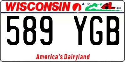 WI license plate 589YGB