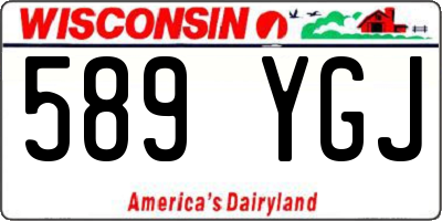 WI license plate 589YGJ
