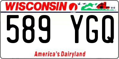 WI license plate 589YGQ