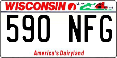WI license plate 590NFG