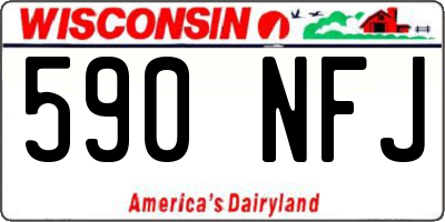WI license plate 590NFJ