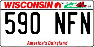 WI license plate 590NFN