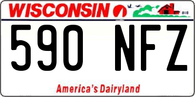 WI license plate 590NFZ