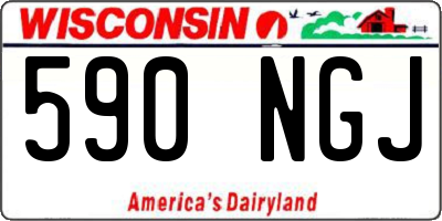 WI license plate 590NGJ