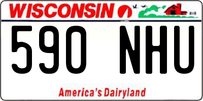WI license plate 590NHU