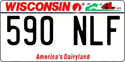 WI license plate 590NLF
