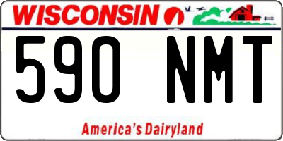 WI license plate 590NMT