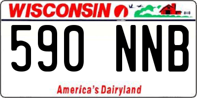 WI license plate 590NNB