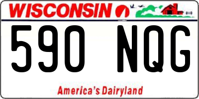 WI license plate 590NQG