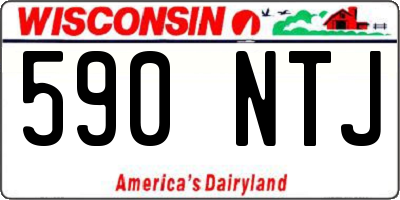 WI license plate 590NTJ