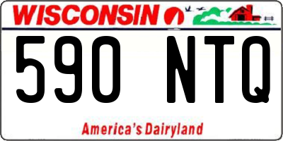 WI license plate 590NTQ