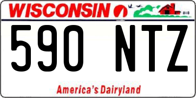 WI license plate 590NTZ