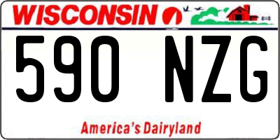 WI license plate 590NZG