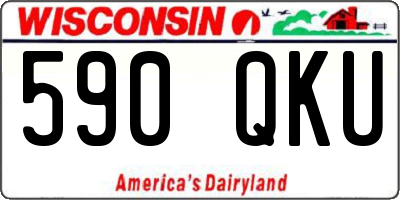 WI license plate 590QKU