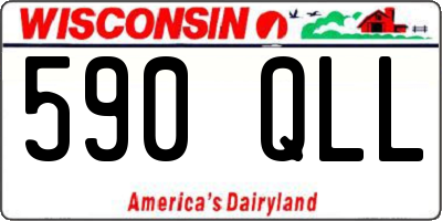 WI license plate 590QLL