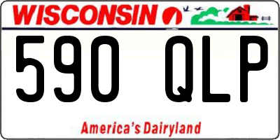 WI license plate 590QLP