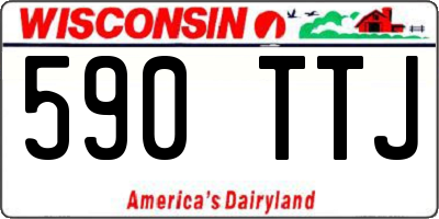 WI license plate 590TTJ