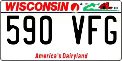 WI license plate 590VFG