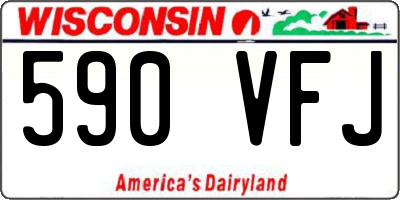 WI license plate 590VFJ