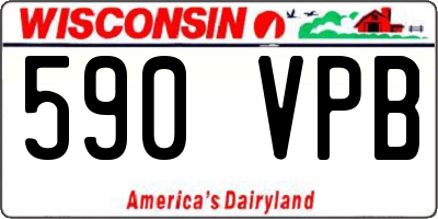 WI license plate 590VPB