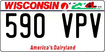 WI license plate 590VPV